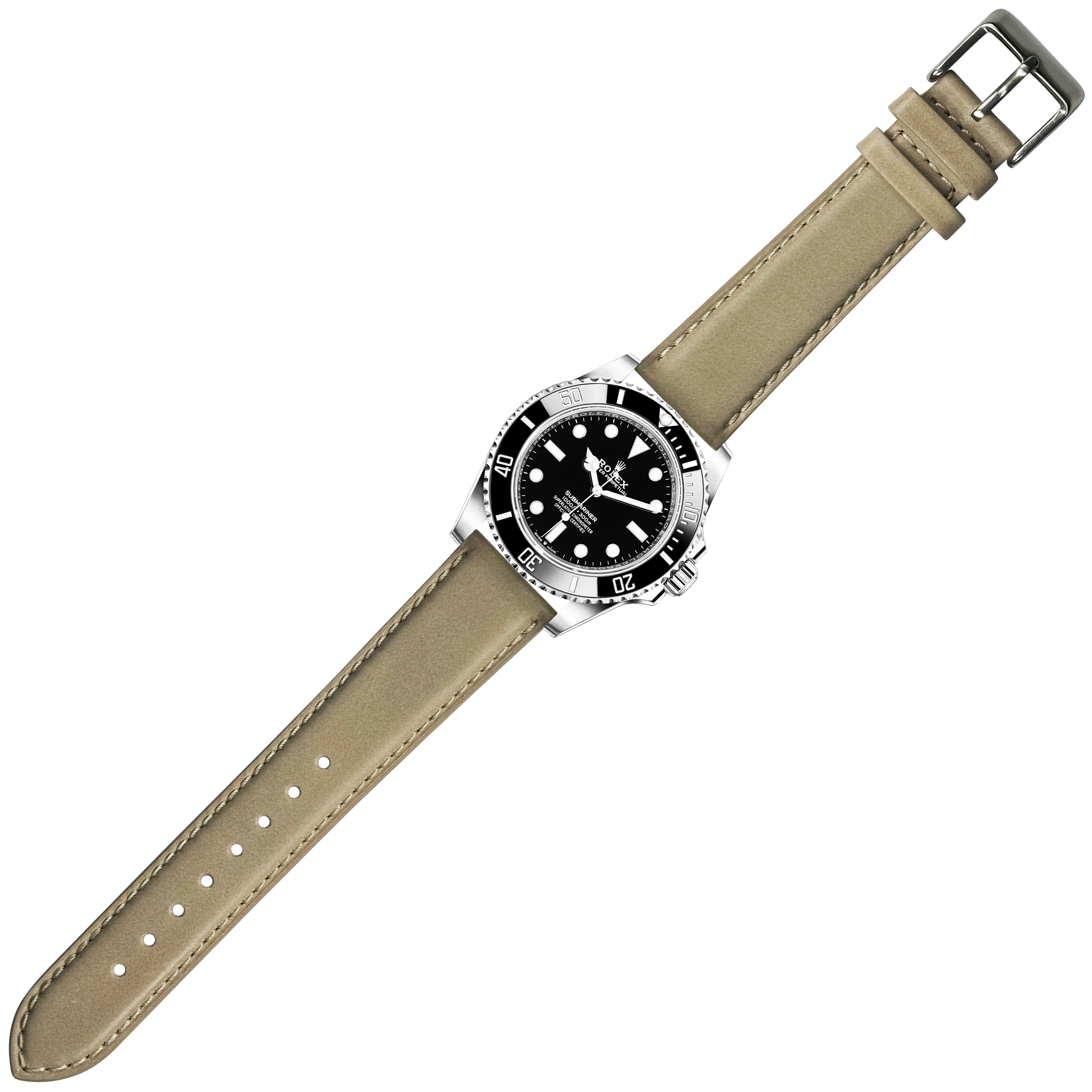 [Tissot Prx 40] Padded Leather - Cream