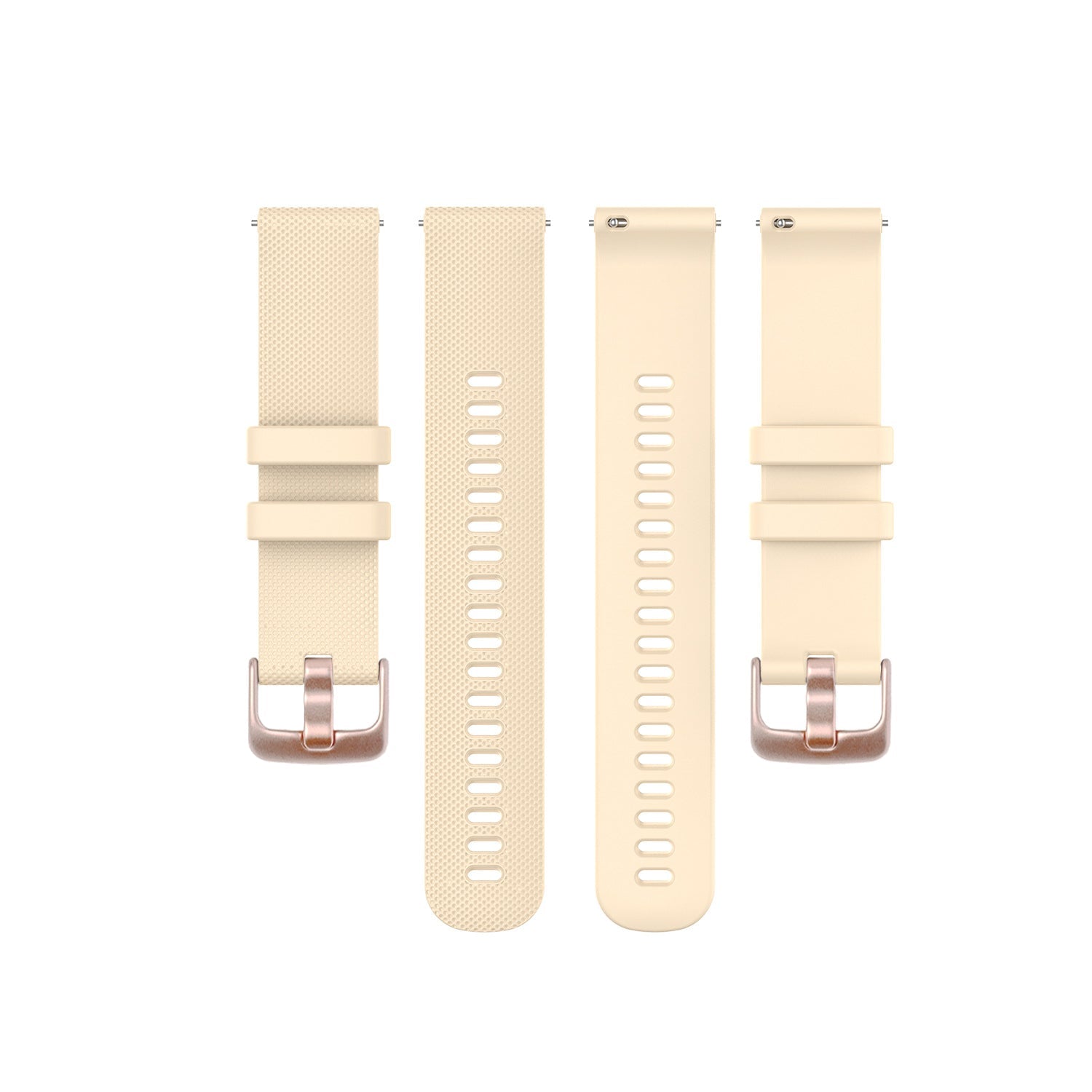 Classic Silicone Tan with rose gold buckle for Galaxy Fit3