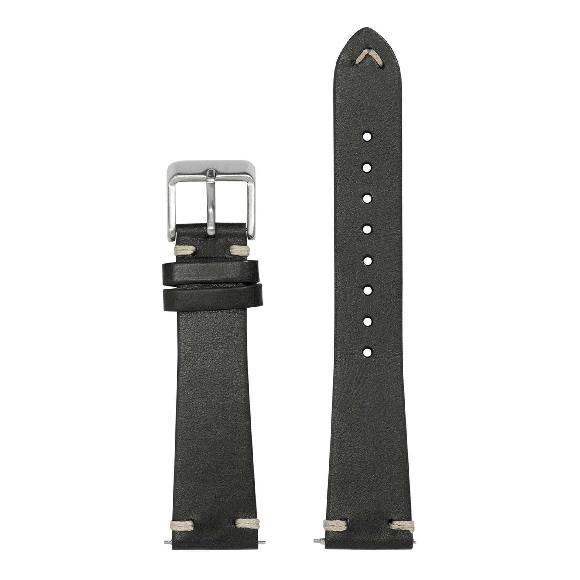 [QuickFit] Vintage Knotted Leather - Black