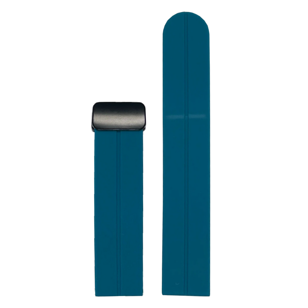 [Quick Release] Silicone with Magnetic Clasp - Aqua flat-lay