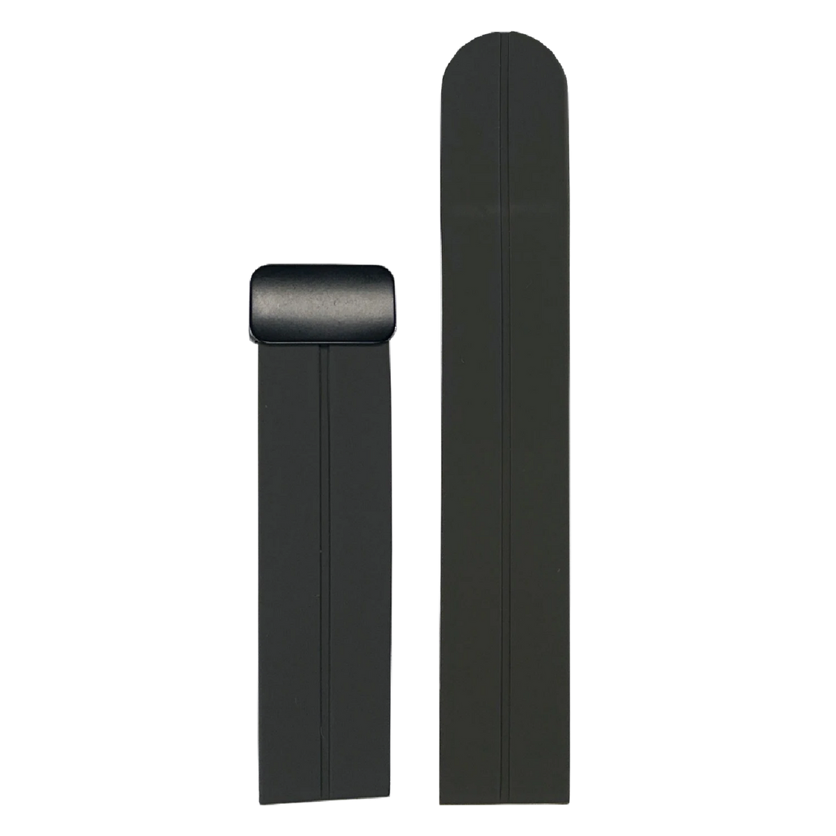 [Quick Release] Silicone with Magnetic Clasp - Dark Grey flat-lay