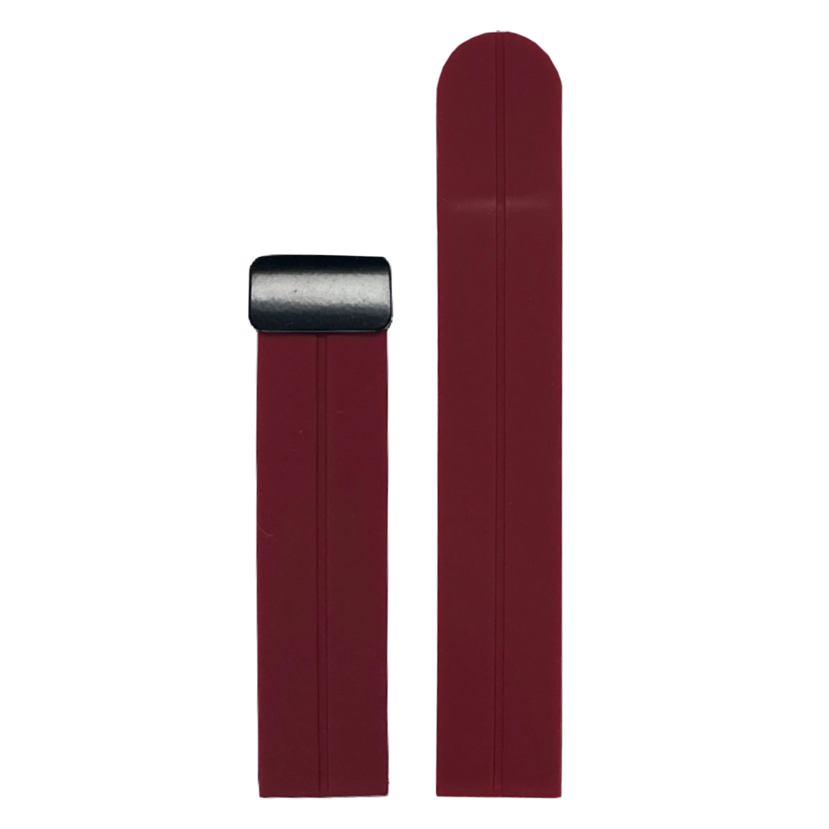 [Quick Release] Silicone with Magnetic Clasp - Maroon flat-lay