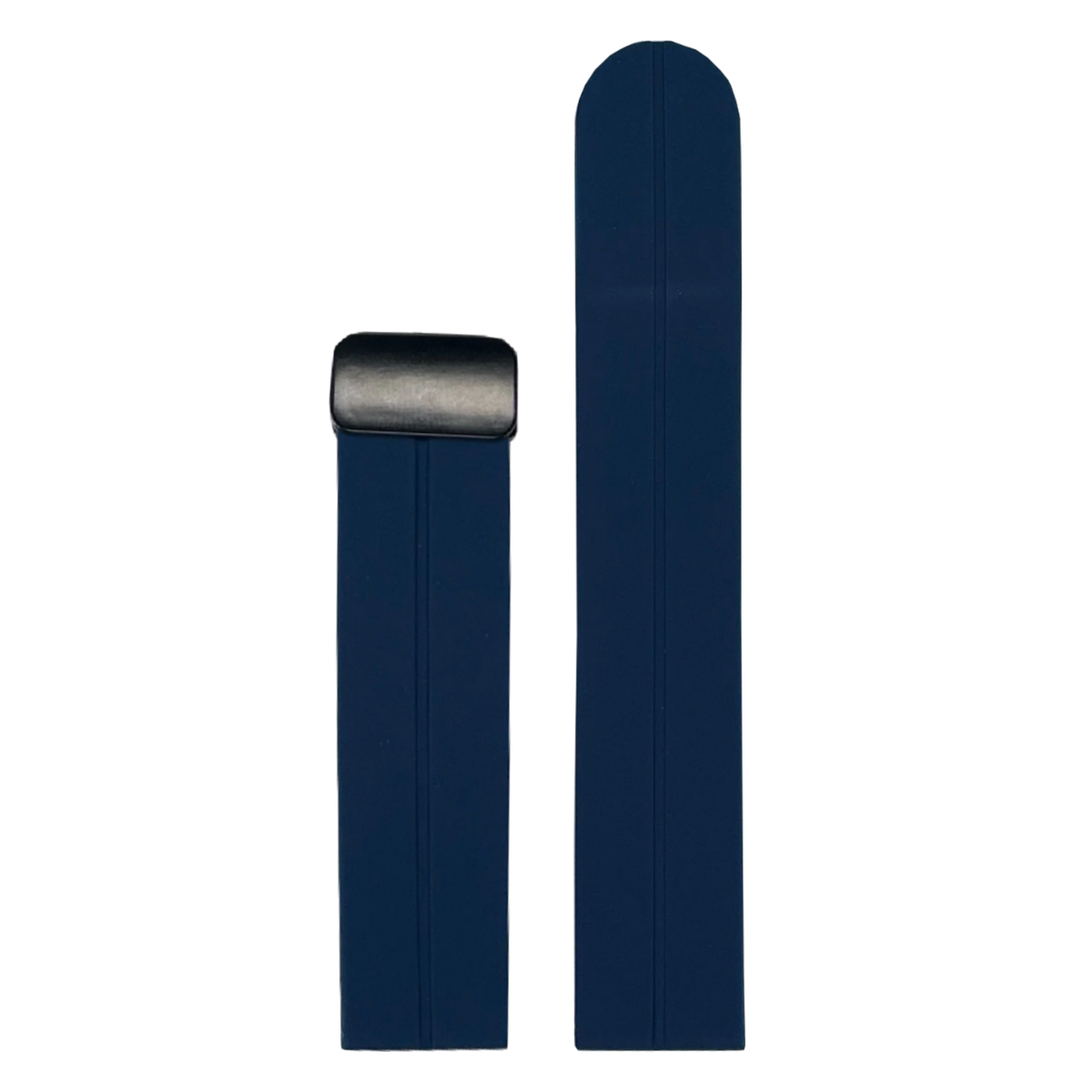 [Quick Release] Silicone with Magnetic Clasp - Navy Blue flat-lay