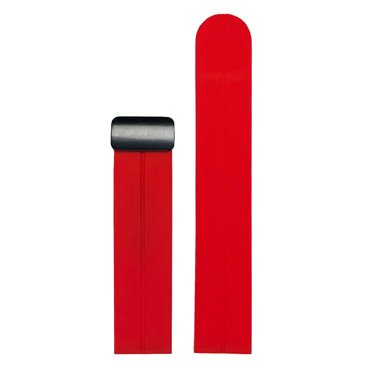 [Quick Release] Silicone with Magnetic Clasp - Red flat-lay
