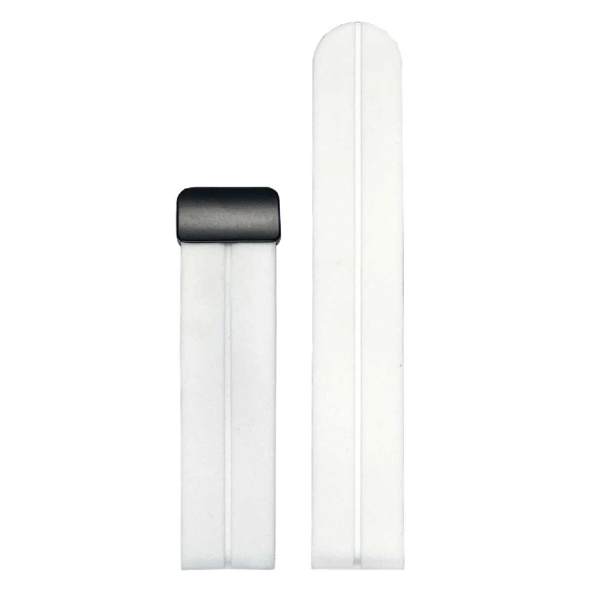 [Quick Release] Silicone with Magnetic Clasp - White flat-lay