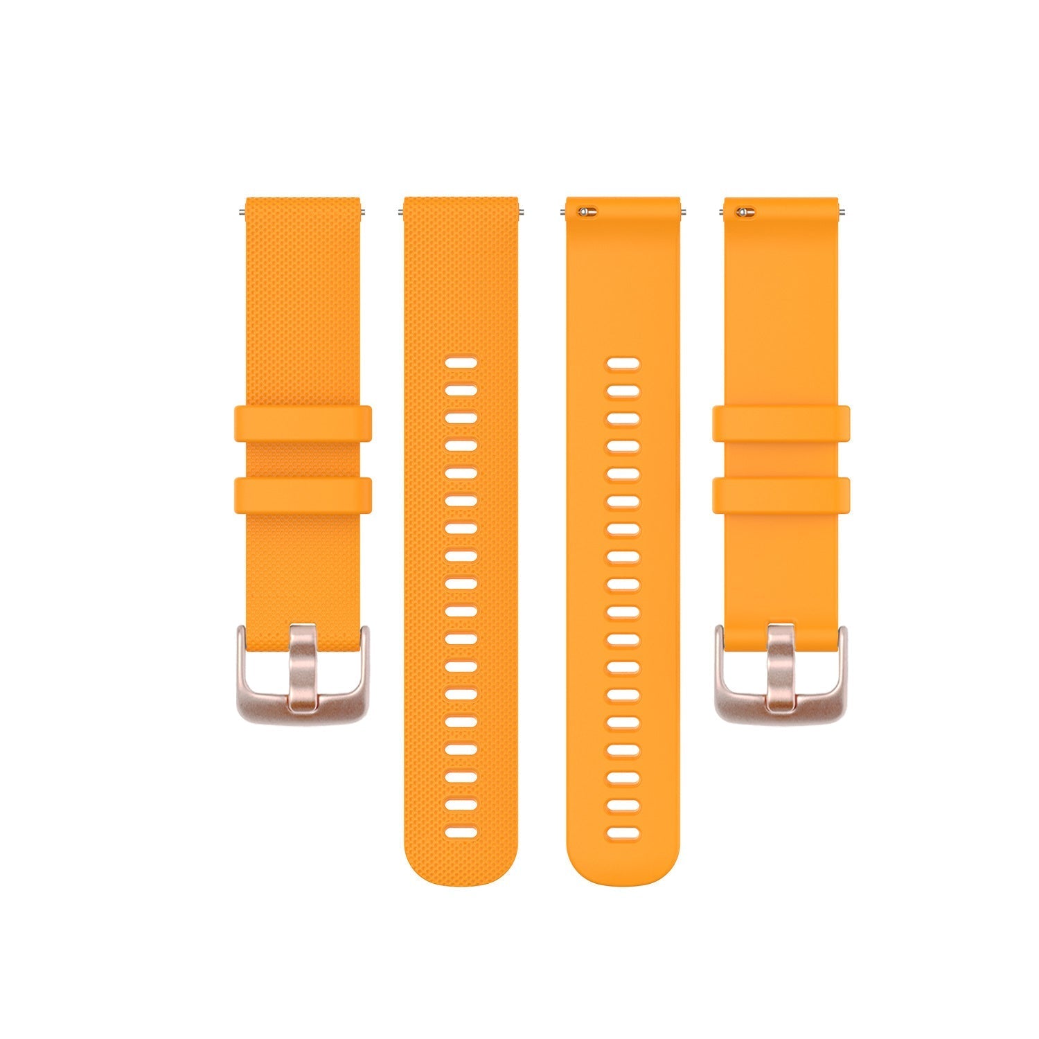 Classic Silicone Orange Rose Gold for Fitbit Charge 2
