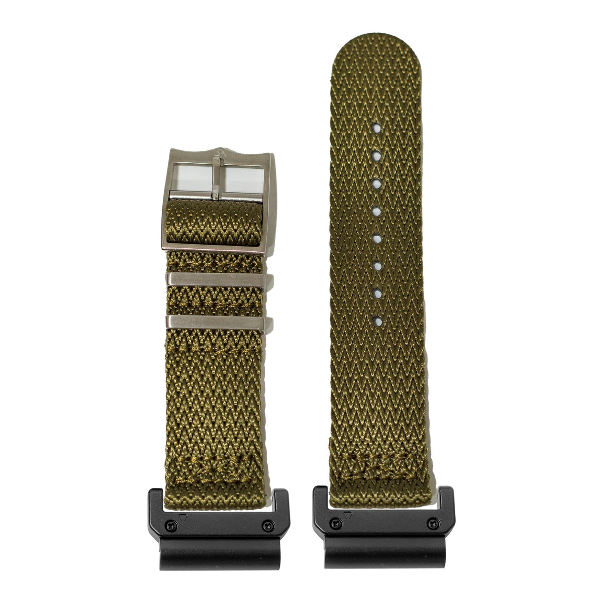 [QuickFit] Sharktooth Militex - Army Green with Slim Military adapters (Black)