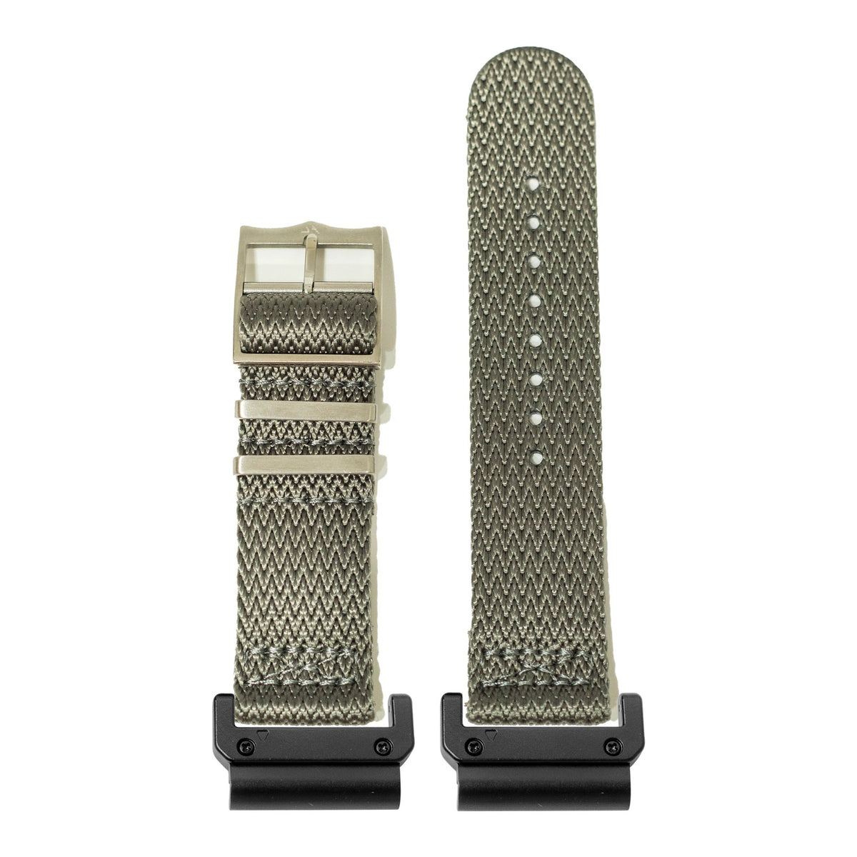 [QuickFit] Sharktooth Militex - Grey with Slim Military adapters (Black)