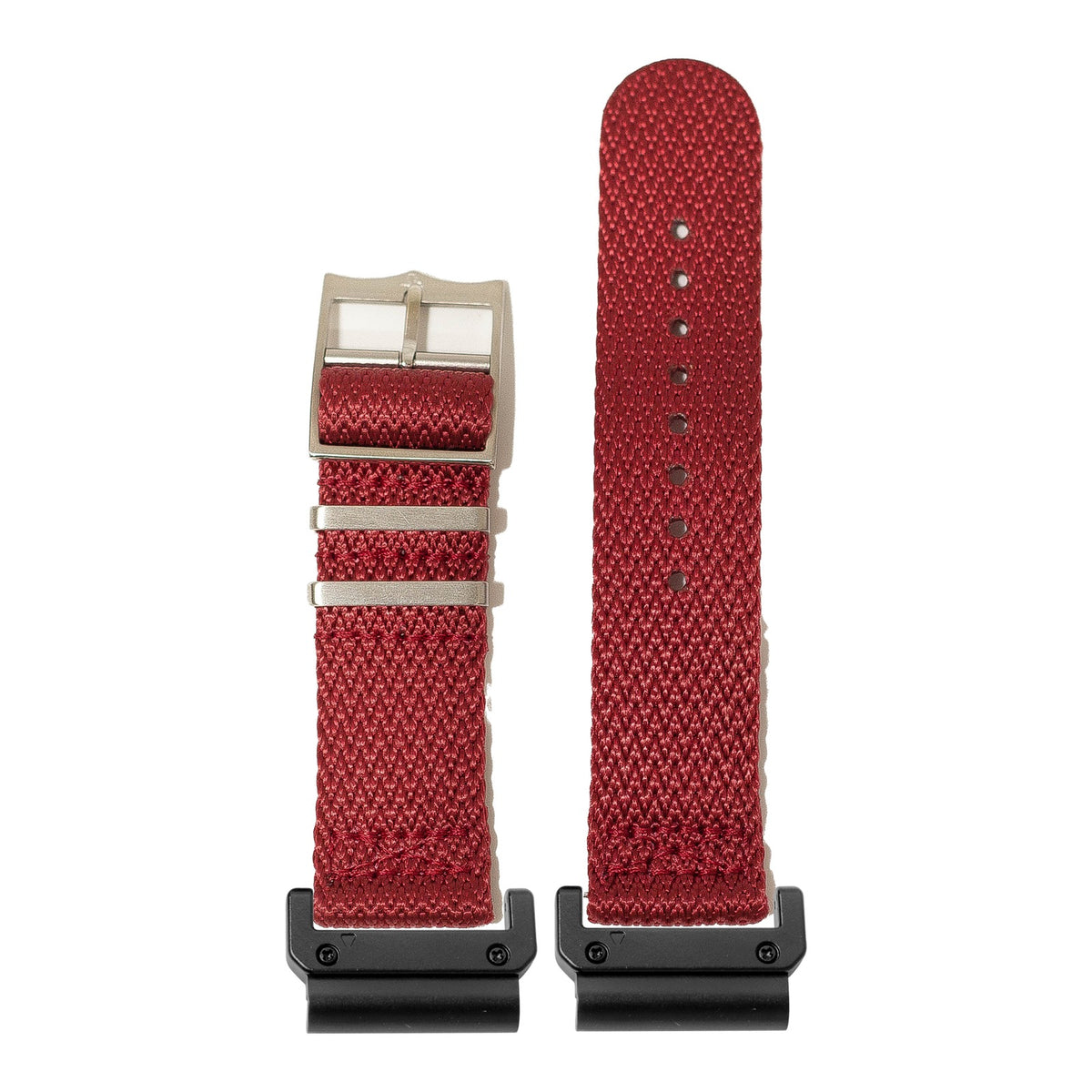 [QuickFit] Sharktooth Militex - Red with Slim Military adapters (Black)