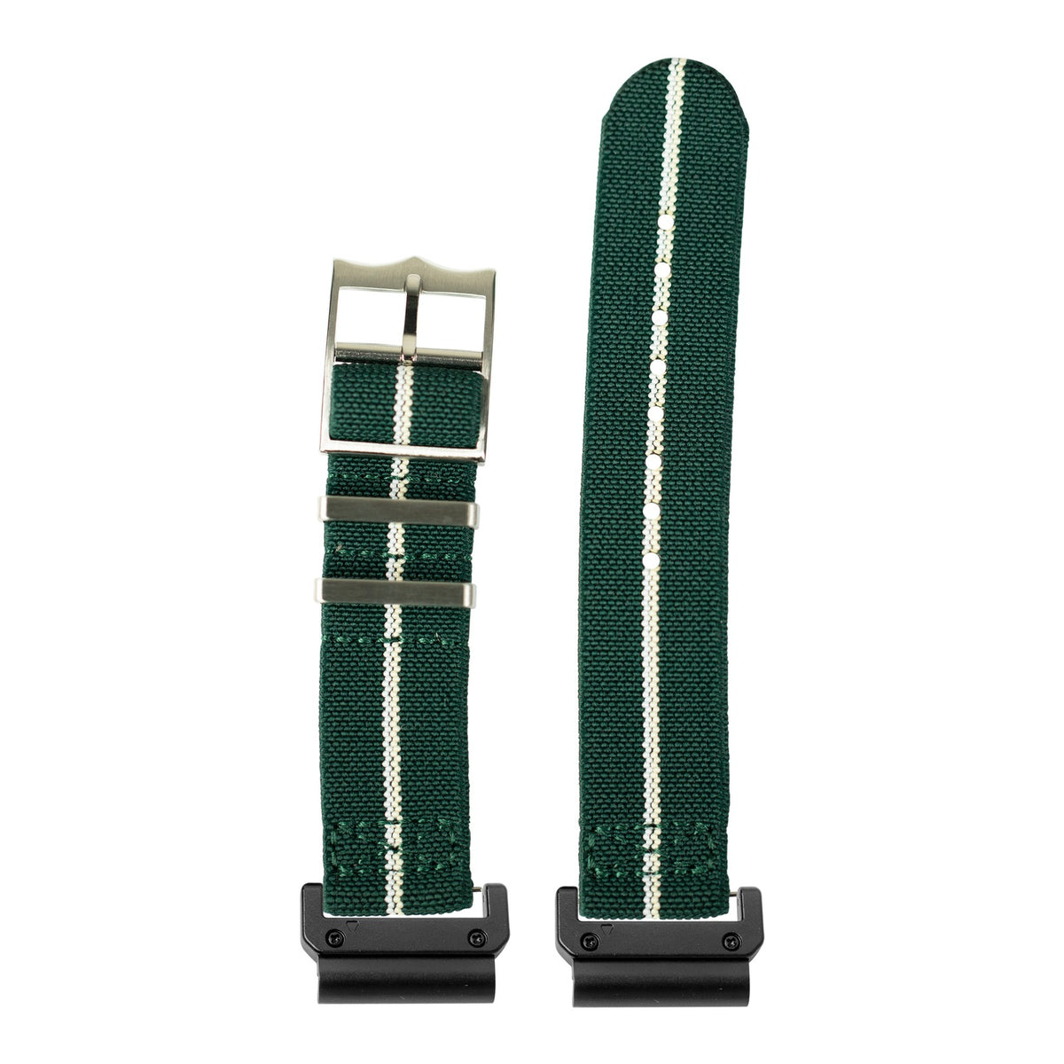 [QuickFit] ElastoFlex - Green/Wheat/White with Slim Military adapters (Black)