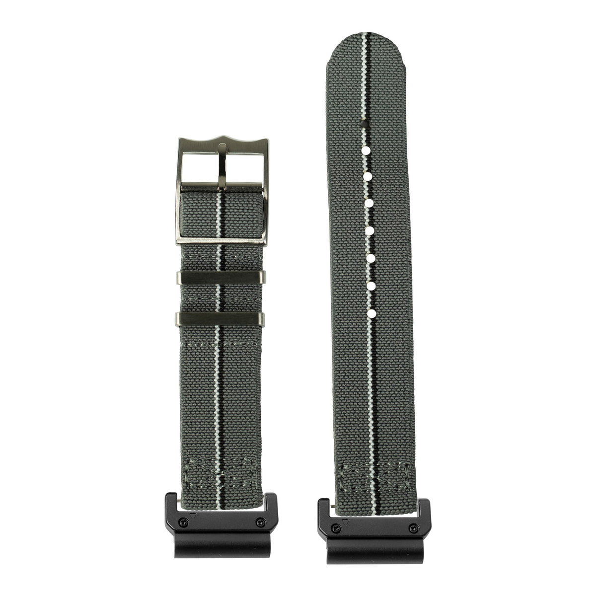 [QuickFit] ElastoFlex - Grey/Black/White with Slim Military adapters (Black)