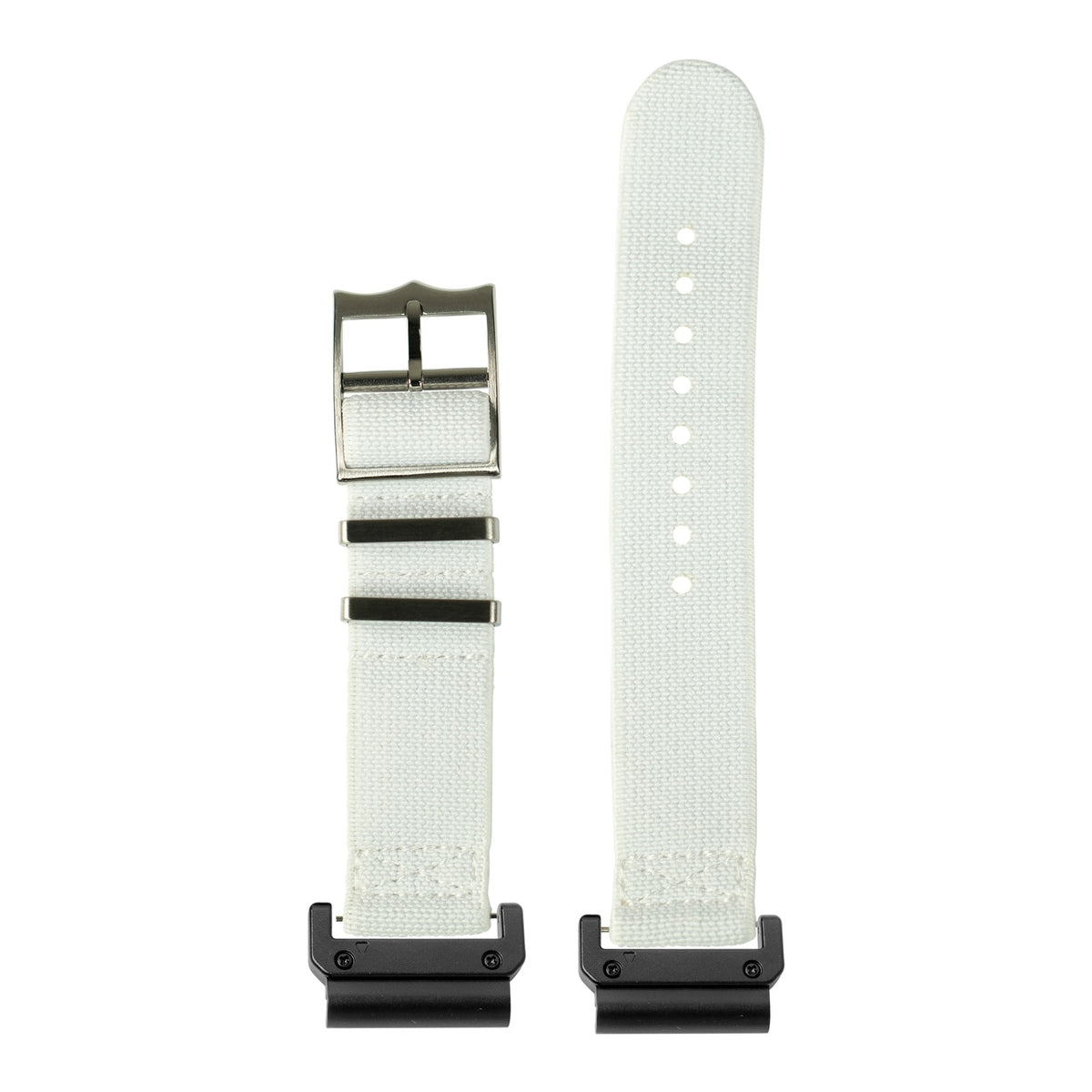 [QuickFit] ElastoFlex - White with Slim Military adapters (Black)