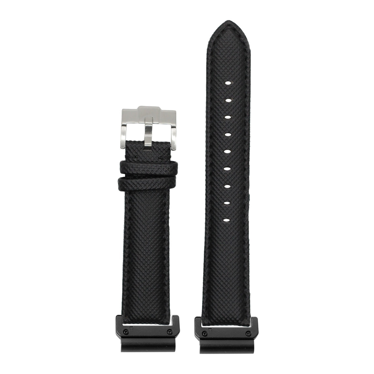[QuickFit] Sailcloth - Black with Slim Military adapters (Black)