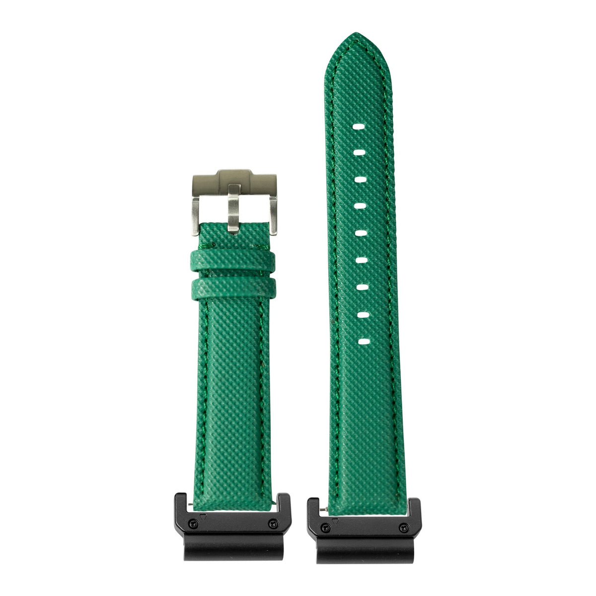 [QuickFit] Sailcloth - Emerald Green with Slim Military adapters (Black)