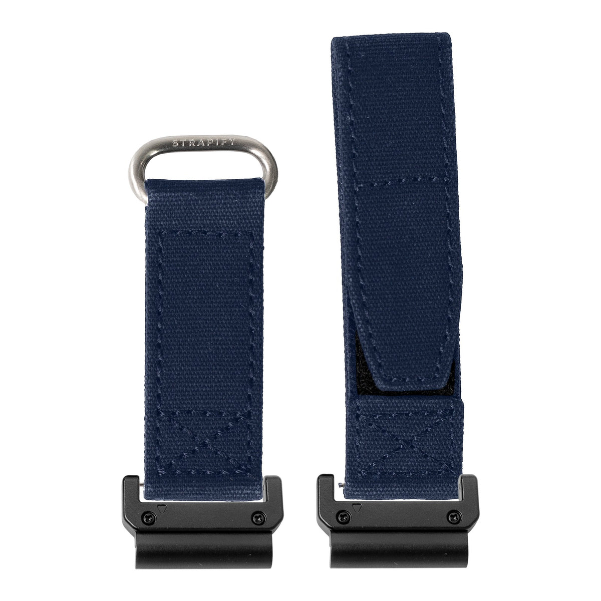 [QuickFit] Military Velcro - Navy Blue with Slim Military adapters (Black)