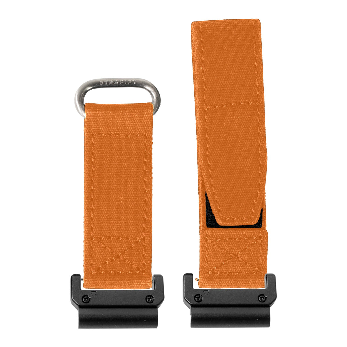 [QuickFit] Military Velcro - Orange with Slim Military adapters (Black)
