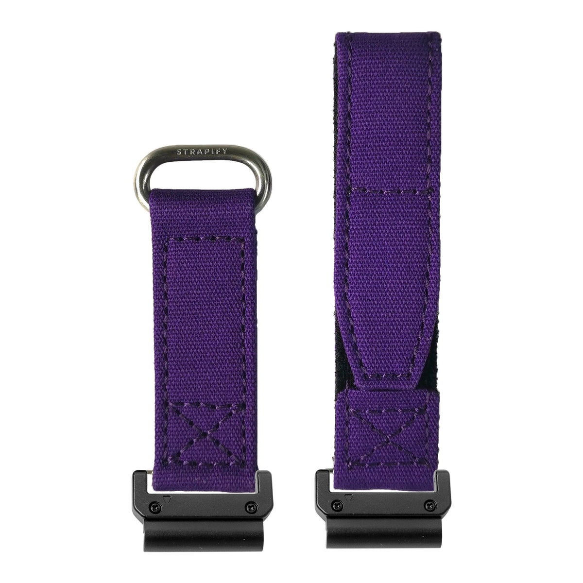[QuickFit] Military Velcro - Purple with Slim Military adapters (Black)