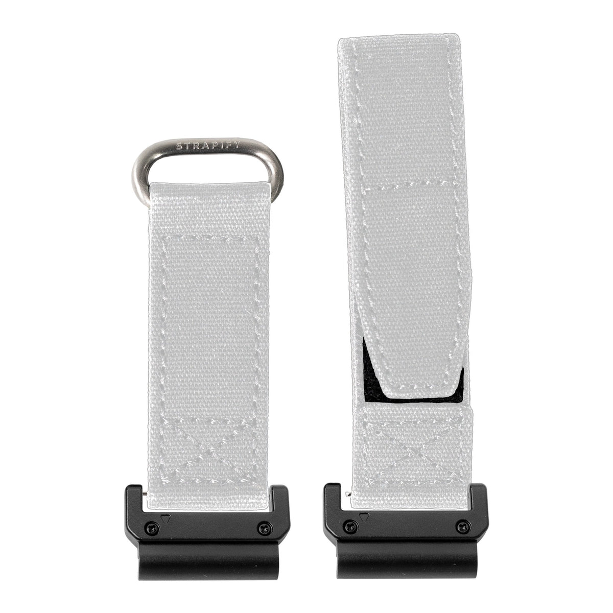 [QuickFit] Military Velcro - White with Slim Military adapters (Black)