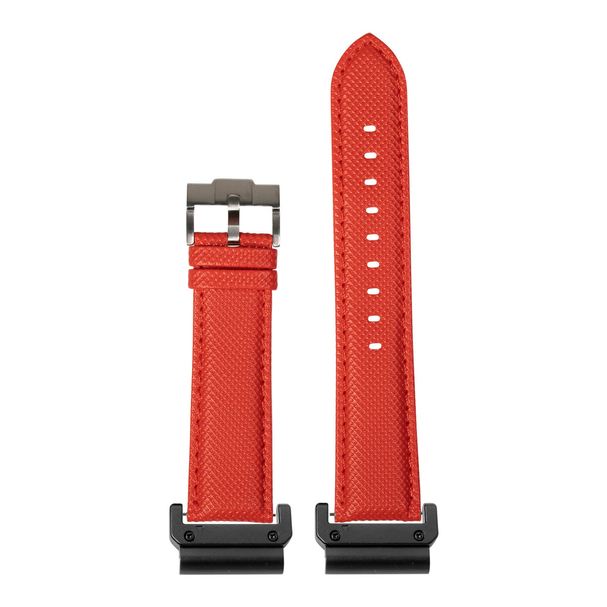 [QuickFit] Sailcloth - Red with Slim Military adapters (Black)