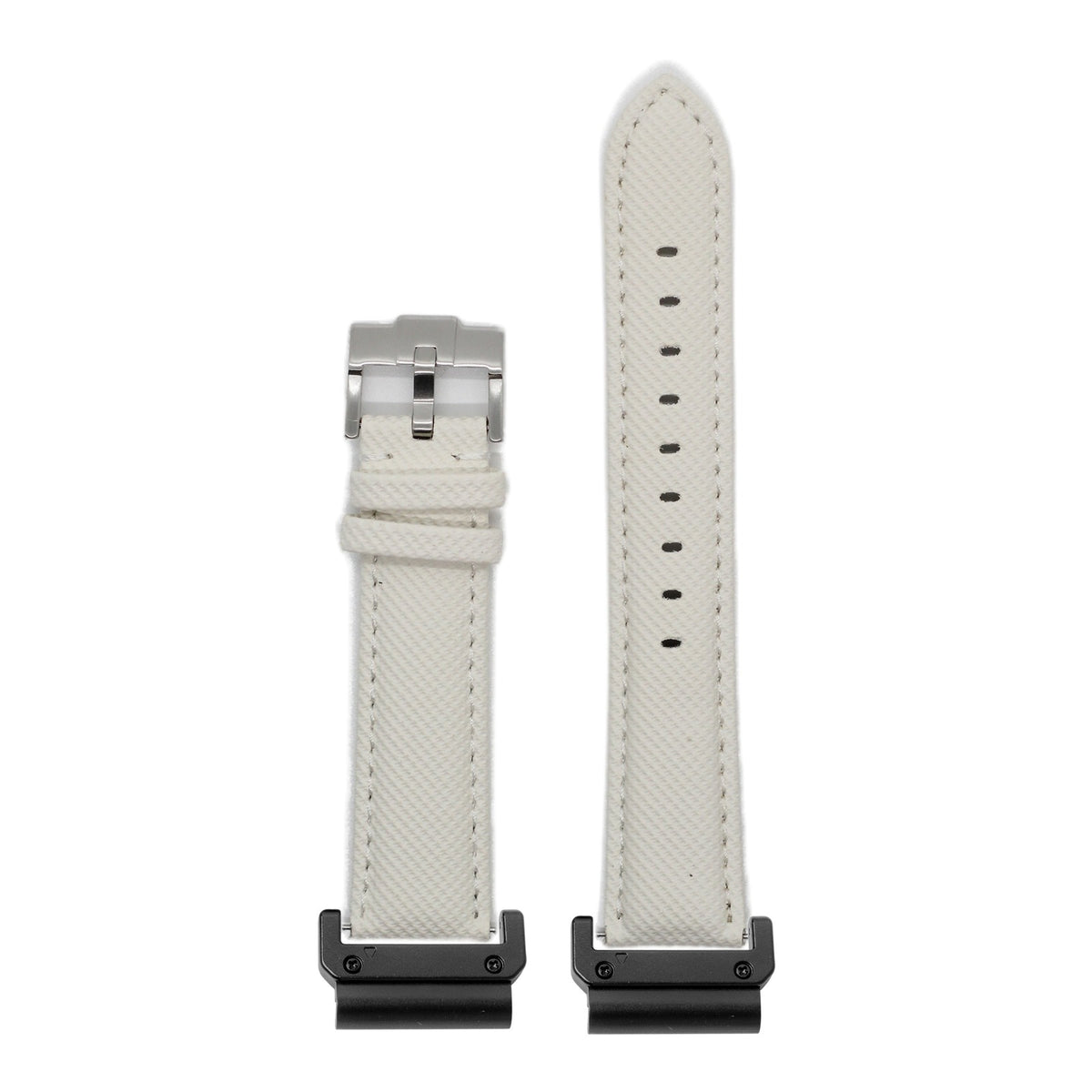 [QuickFit] Sailcloth - White with Slim Military adapters (Black)