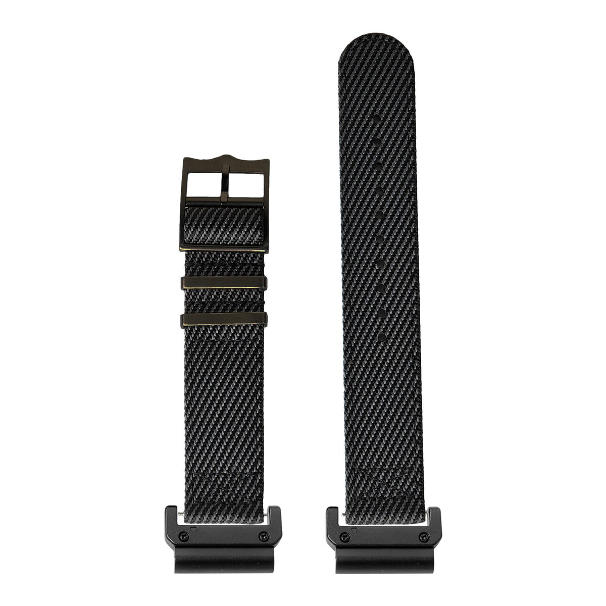 [QuickFit] Cross Militex - Dark Grey [Black Hardware] with Slim Military adapters (Black)