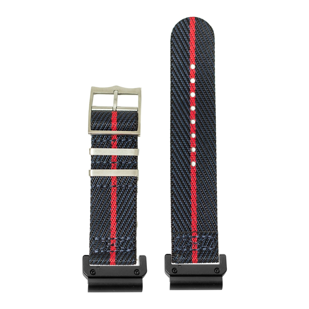 [QuickFit] Cross Militex - Night Blue / Red with Slim Military adapters (Black)