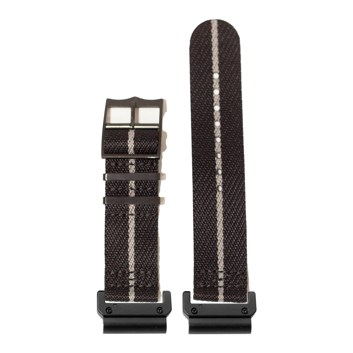 [QuickFit] Cross Militex - Stealth Black / Grey [Black Hardware] with Slim Military adapters (Black)