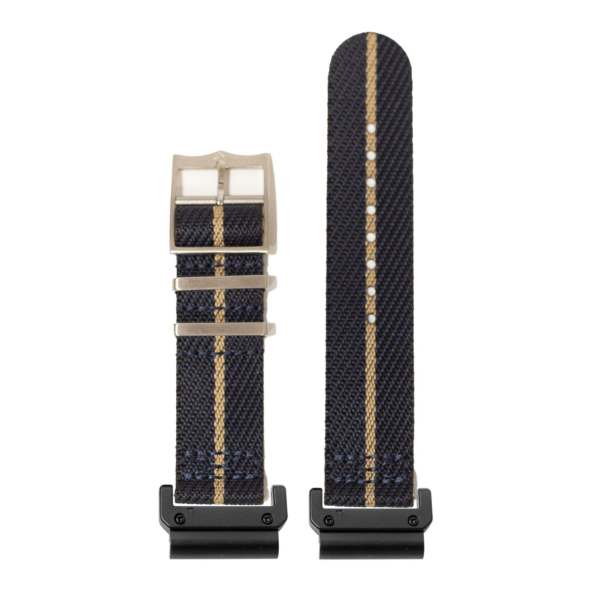 [QuickFit] Cross Militex - Night Blue / Wheat with Slim Military adapters (Black)