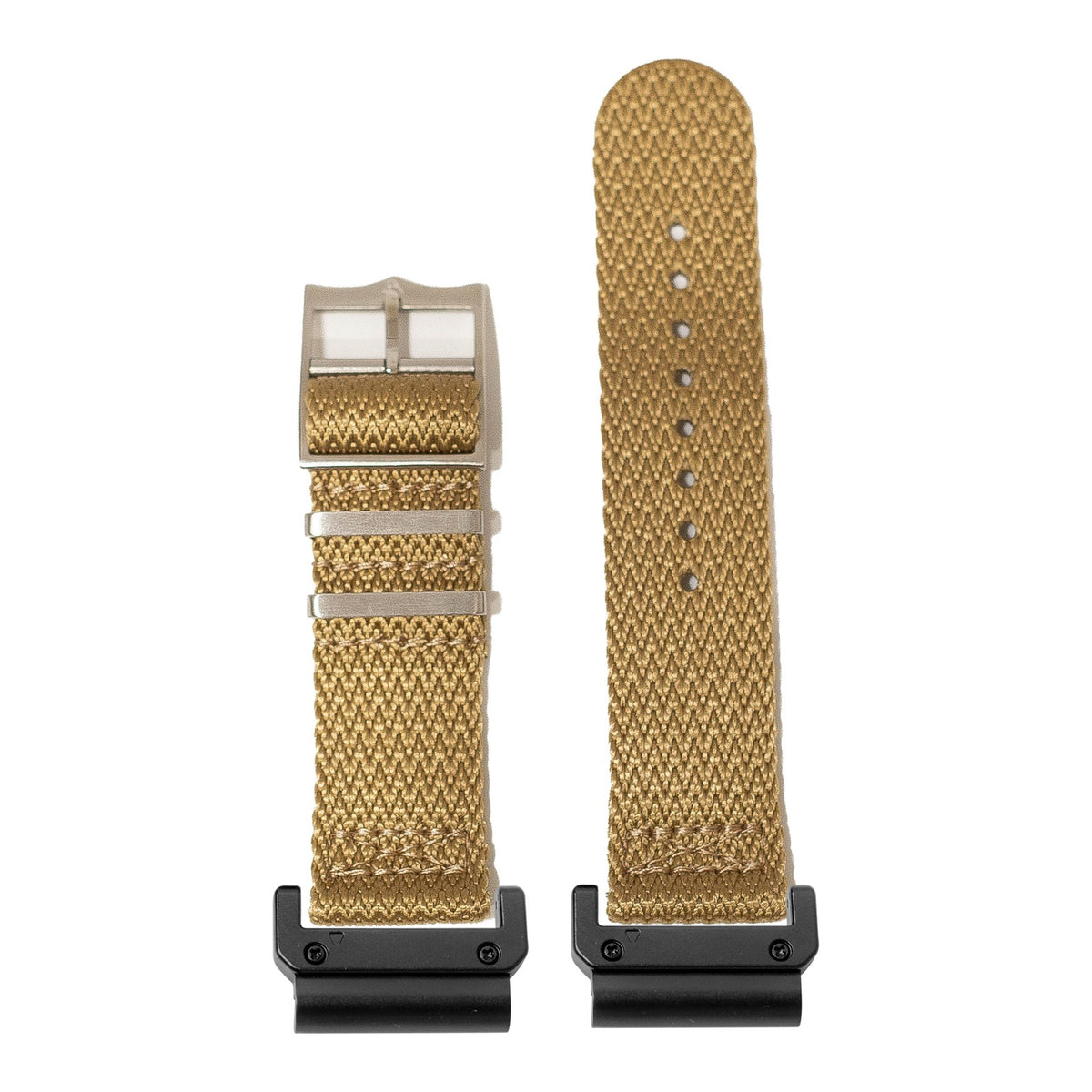 [QuickFit] Sharktooth Militex - Wheat with Slim Military adapters (Black)