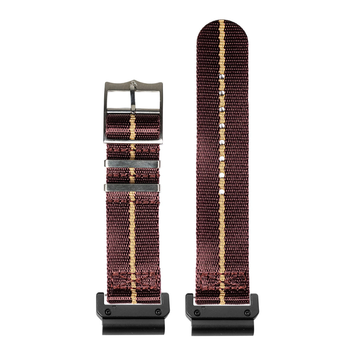 [QuickFit] Supreme Militex - Burgundy Red/Wheat with Slim Military adapters (Black)