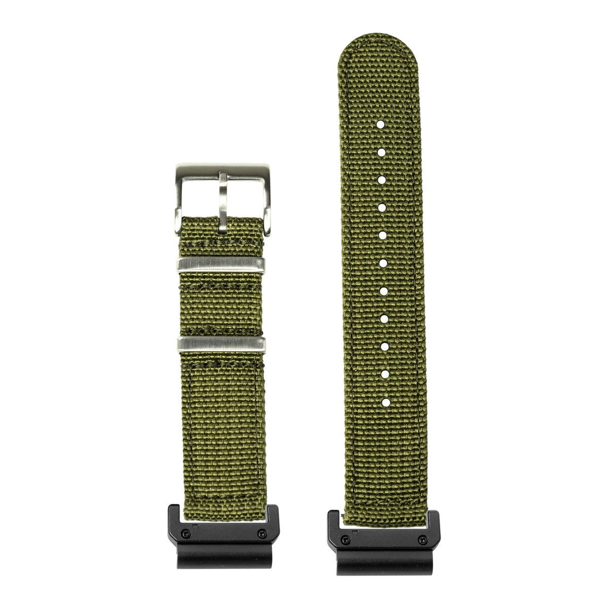 [QuickFit] Alpha Militex - Army Green with Slim Military adapters (Black)