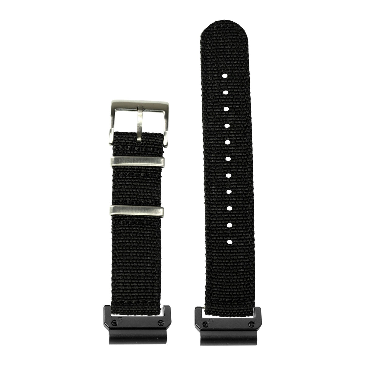 [QuickFit] Alpha Militex - Black with Slim Military adapters (Black)