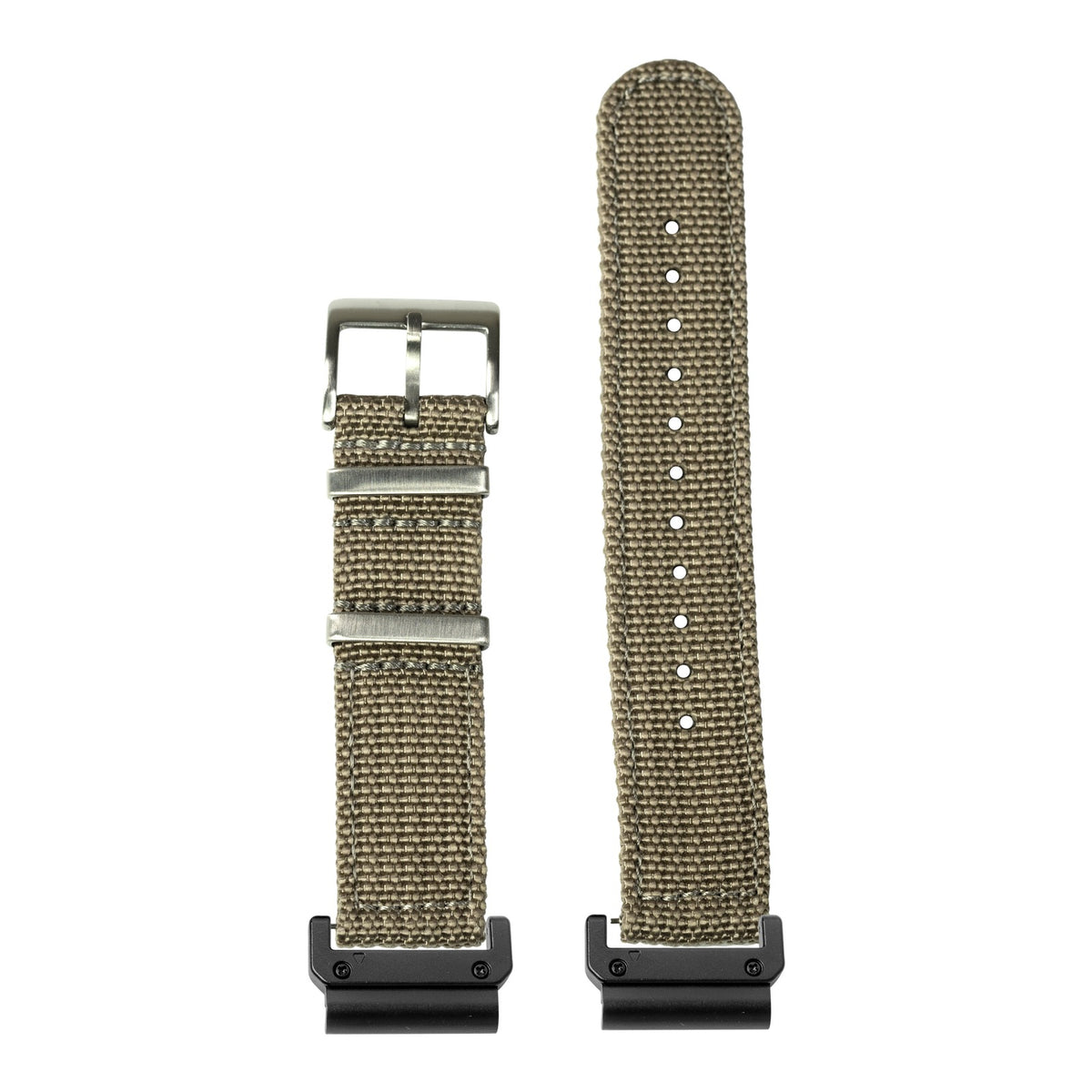 [QuickFit] Alpha Militex - Desert Sand with Slim Military adapters (Black)