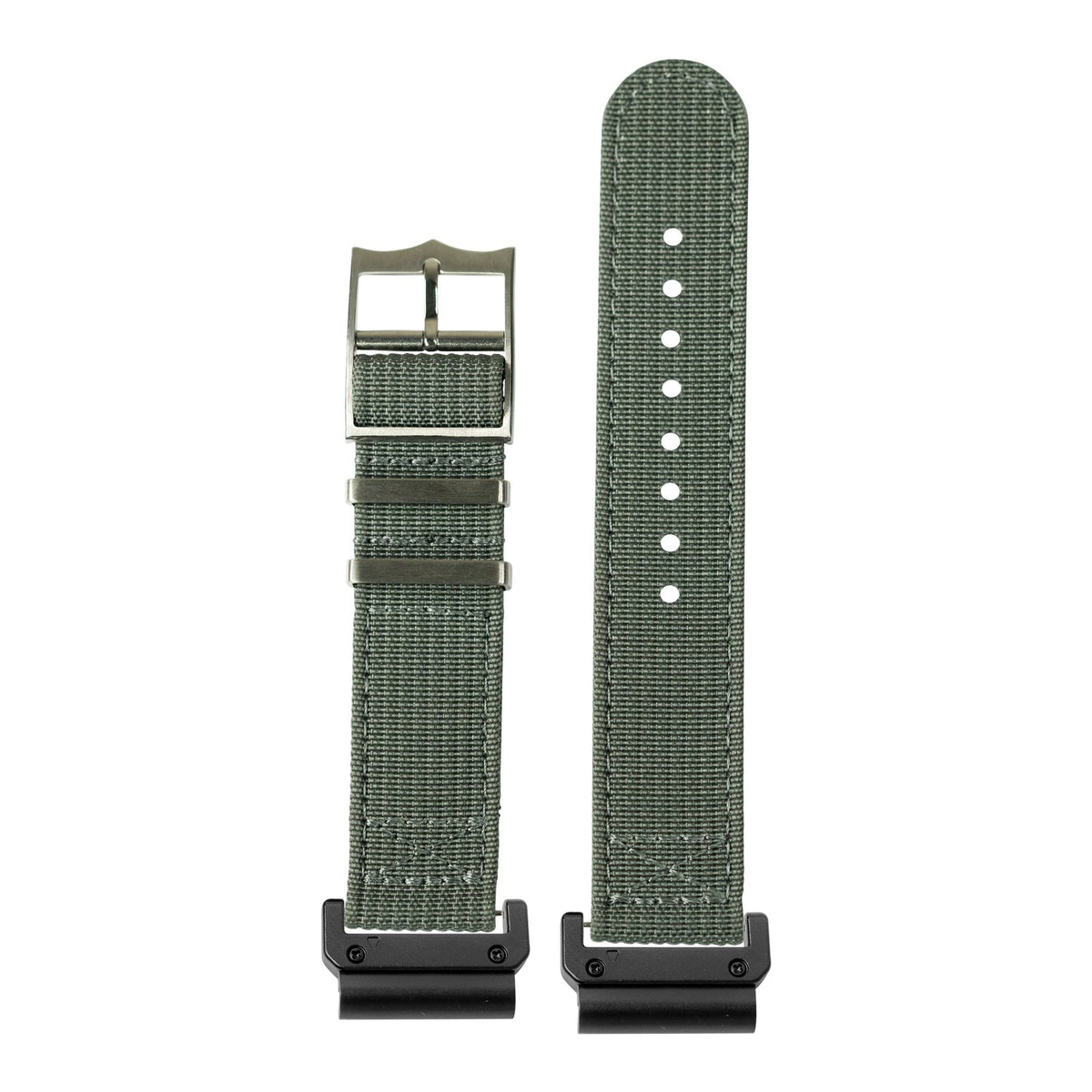 [QuickFit] Alpha Militex - Dark Grey with Slim Military adapters (Black)