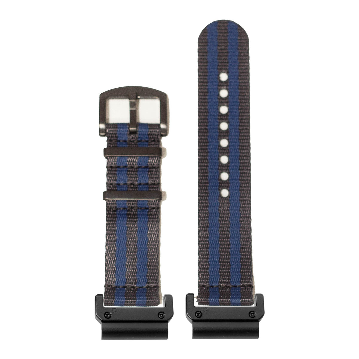 [QuickFit] Supreme Militex - Dark Blue/Navy Blue [Black Hardware] with Slim Military adapters (Black)