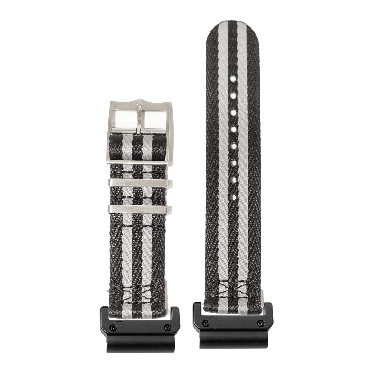 [QuickFit] Ultra Militex - Bond (Black/Grey) with Slim Military adapters (Black)