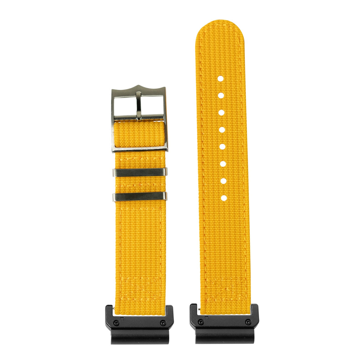 [QuickFit] Alpha Militex - Mustard Yellow with Slim Military adapters (Black)