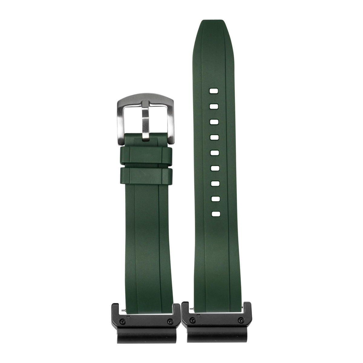 [QuickFit] Kingston FKM Rubber - Forest Green with Slim Military adapters (Black)