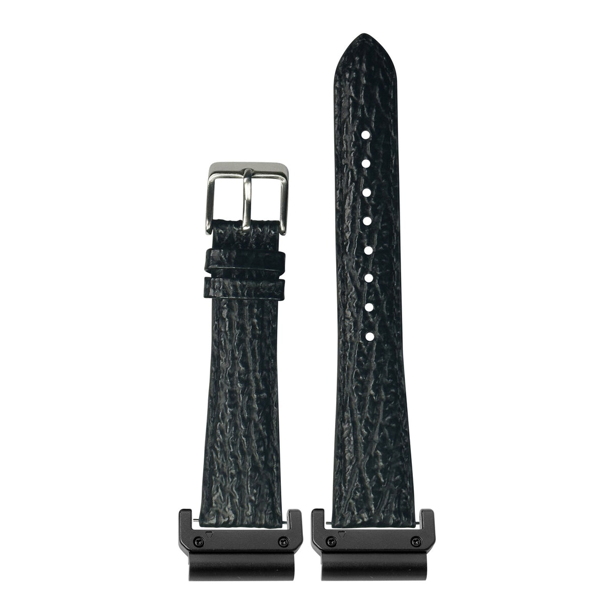 [QuickFit] Faux Sharkskin - Black with Slim Military adapters (Black)