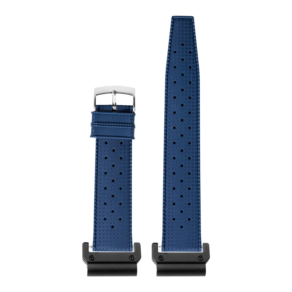[QuickFit] King Tropic FKM Rubber - Navy Blue with Slim Military adapters (Black)