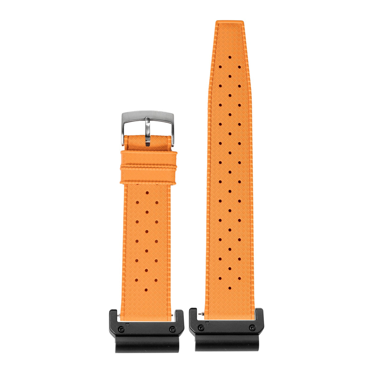 [QuickFit] King Tropic FKM Rubber - Orange with Slim Military adapters (Black)
