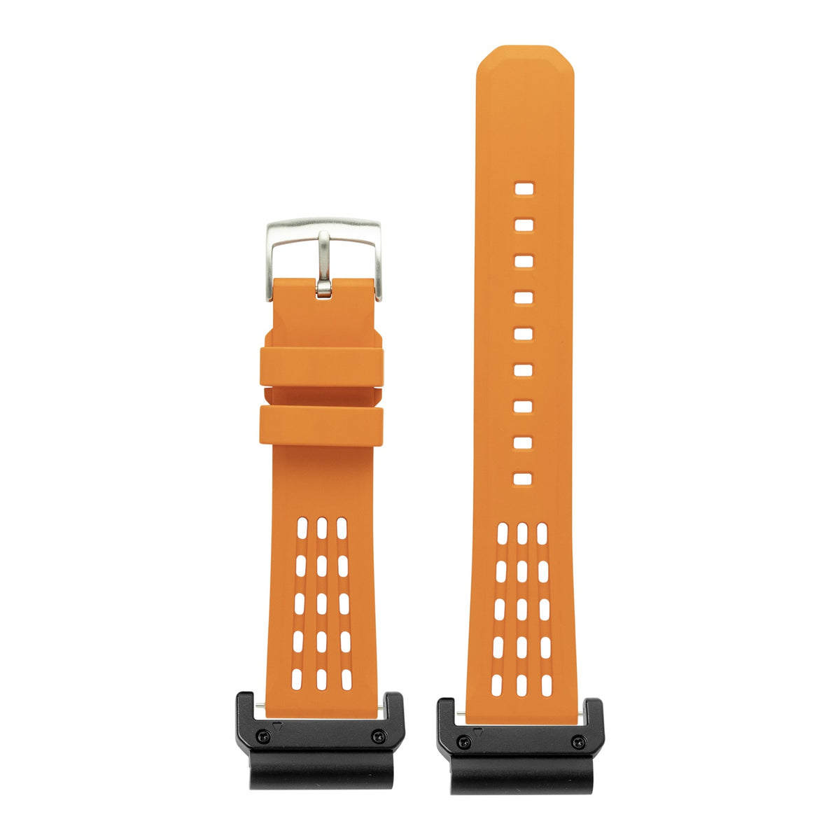 [QuickFit] FKM Rubber - AeroMax - Orange with Slim Military adapters (Black)