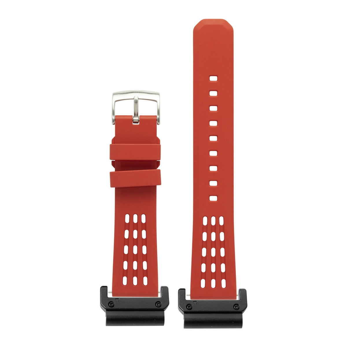 [QuickFit] FKM Rubber - AeroMax - Red with Slim Military adapters (Black)