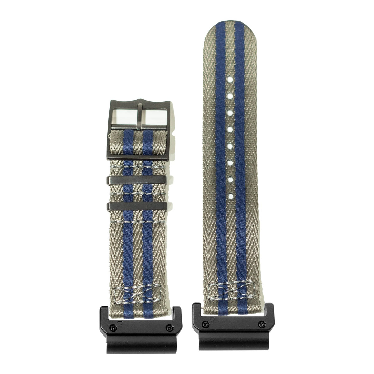 [QuickFit] Ultra Militex - Stealth Blue Steel [Black Hardware] with Slim Military adapters (Black)