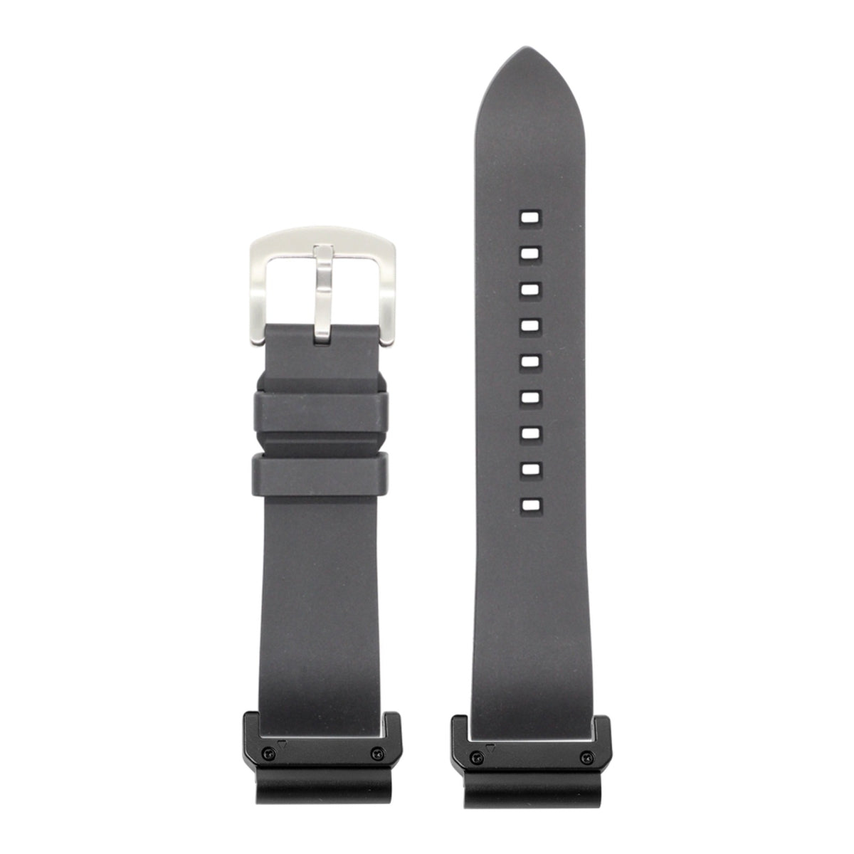 [QuickFit] Prairie FKM Rubber - Black with Slim Military adapters (Black)