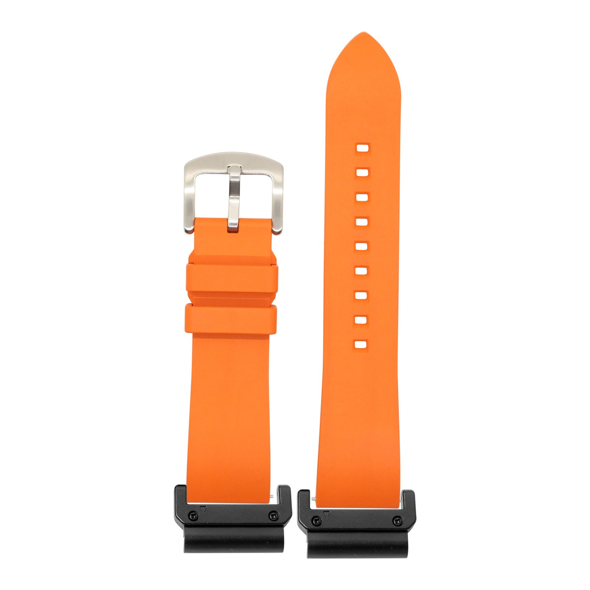 [QuickFit] Prairie FKM Rubber - Orange with Slim Military adapters (Black)