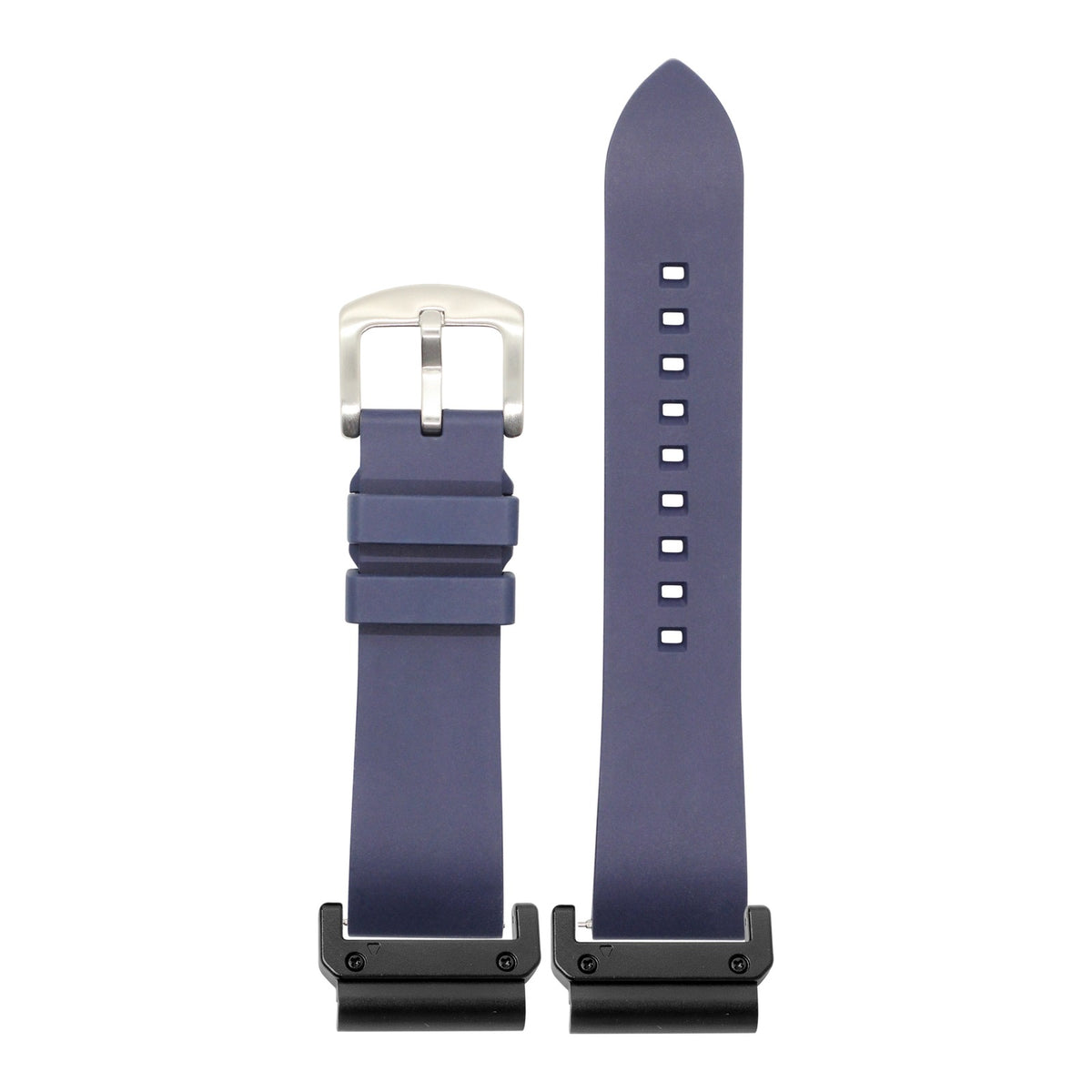 [QuickFit] Prairie FKM Rubber - Navy Blue with Slim Military adapters (Black)
