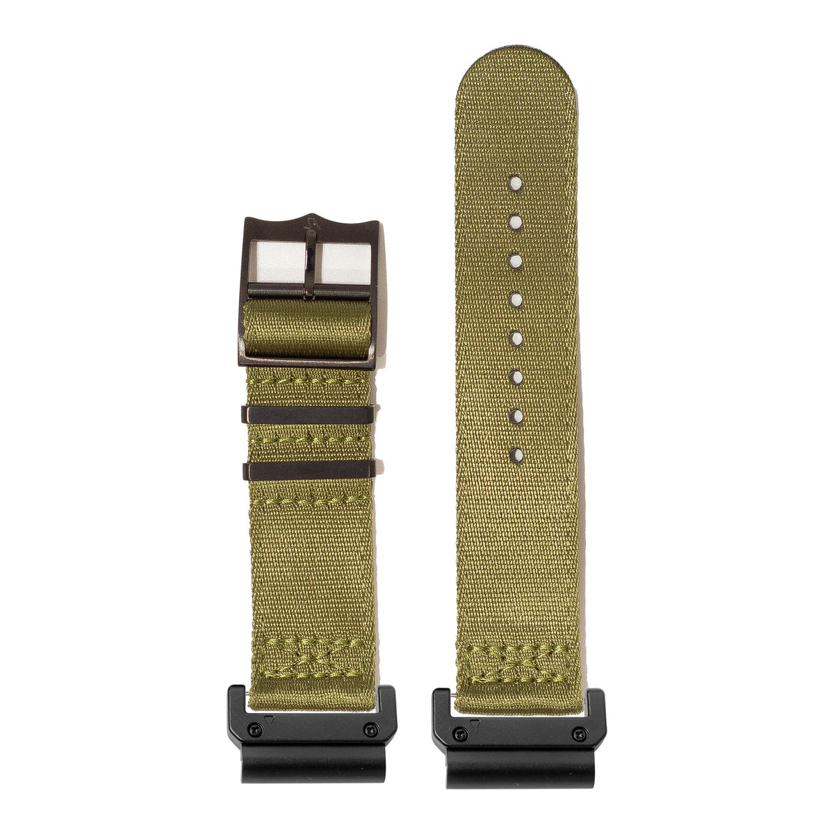 [QuickFit] Ultra Militex - Army Green [Black Hardware] with Slim Military adapters (Black)