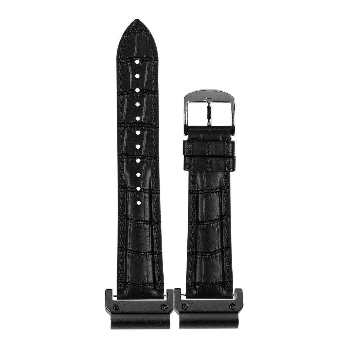 [QuickFit] RubberGator - Black with Slim Military adapters (Black)