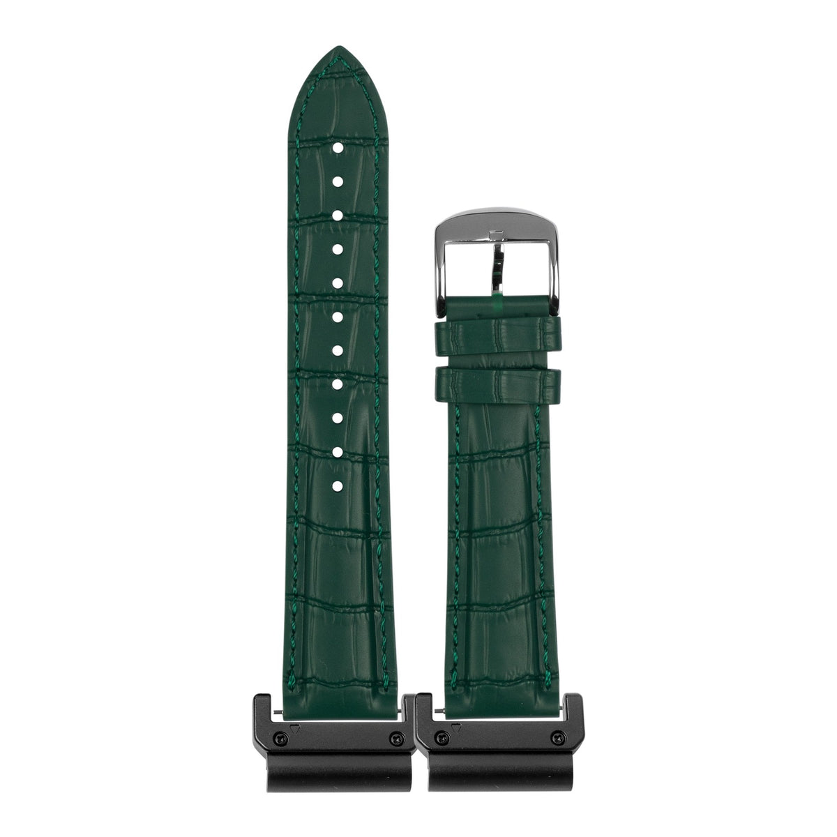 [QuickFit] RubberGator - Green with Slim Military adapters (Black)